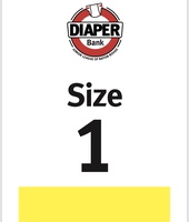 25 ct. Diaper Bundle - Size 1 - up to 14 lbs.